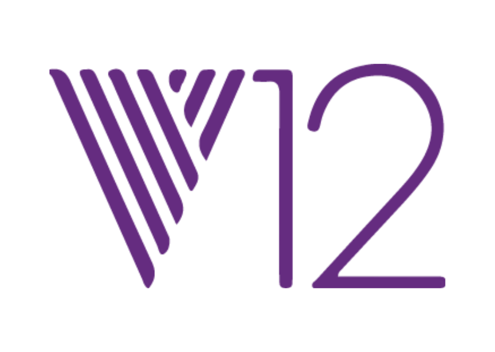v12 finance logo transparent